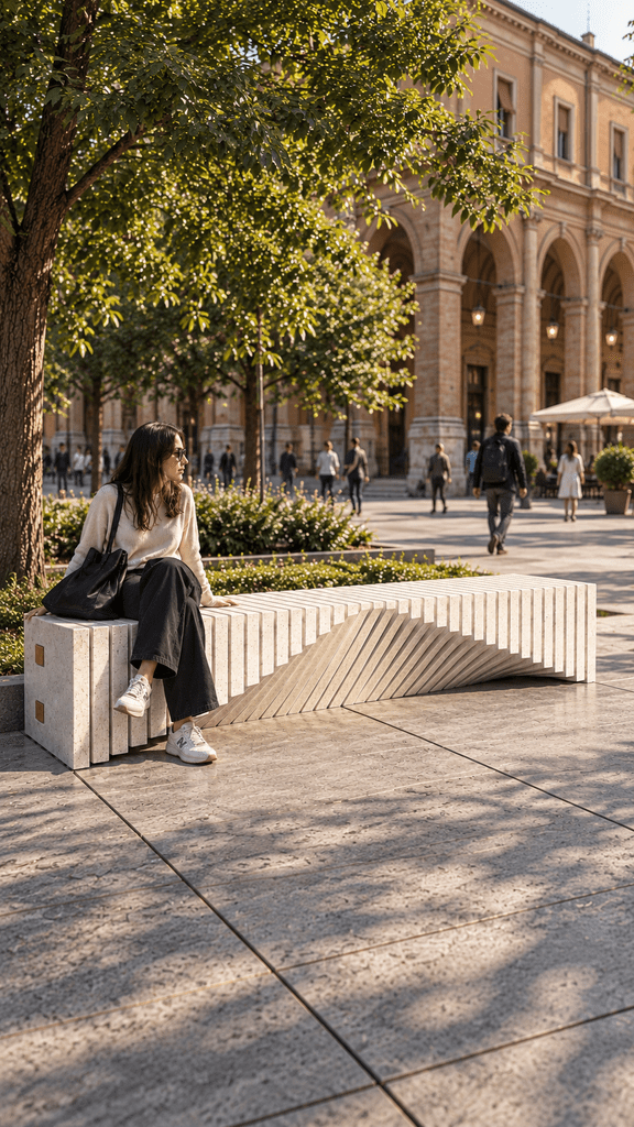 VIRA — panca modulare per lo spazio pubblico 2 %architetto bologna%