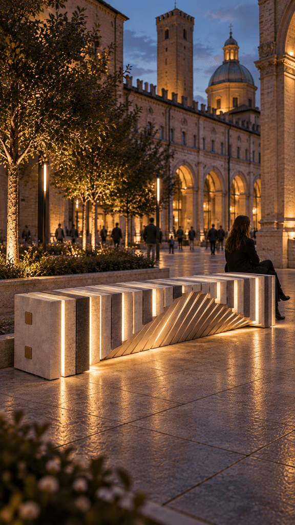 VIRA — panca modulare per lo spazio pubblico 3 %architetto bologna%